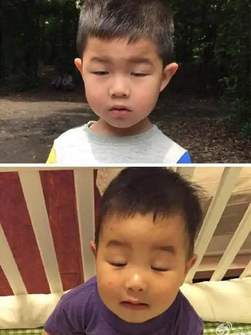 沙溢晒儿子逗比照 兄弟俩胖嘟嘟长相相似