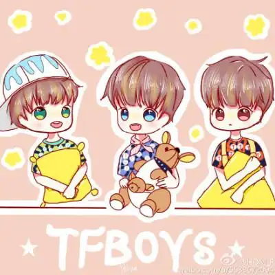 这些图都已经被别人购买,大家不要再找我授权了#tfboys三人同行