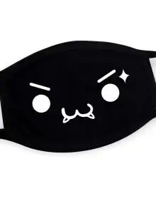 卡通动漫口罩男女春夏季薄款潮个性防风防尘防晒网红女神可爱炸鸡块颜