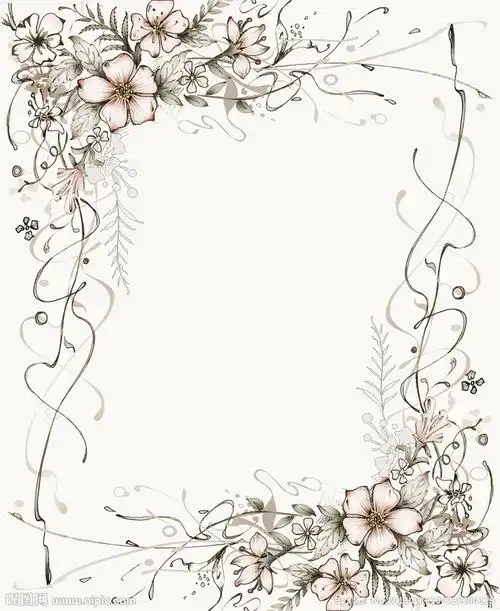 古风手抄报素材边框 - 我家的国庆手抄报