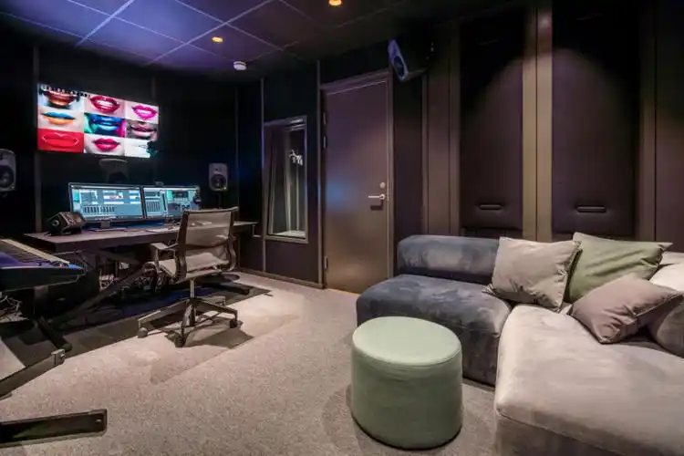 音乐科技办公室装修设计案例_岚禾设计