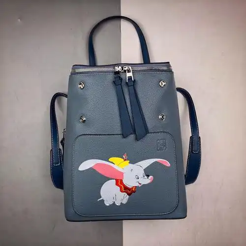 loewe罗意威推出迪士尼小飞象系列限量版双肩包---goya dumbo small