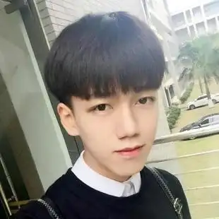 男短发假发帅气逼真男生齐刘海个性男士短直发自然蓬松学生假发套