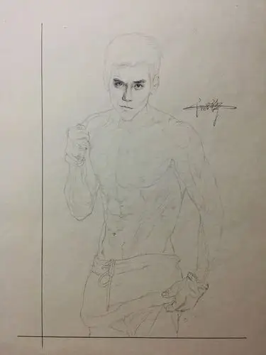 人物素描 彭于晏