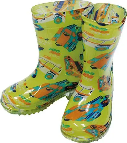 レインブーツ キッズ nn7014 长靴 子供用 长ぐつ grn 绿色 180