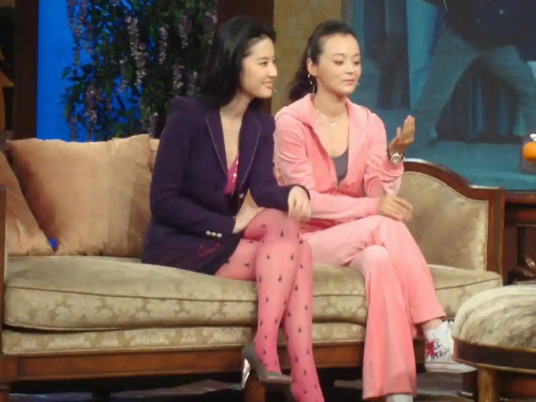 第一次见刘亦菲录综艺,粉色丝袜配高跟 67#我们都爱聊八卦