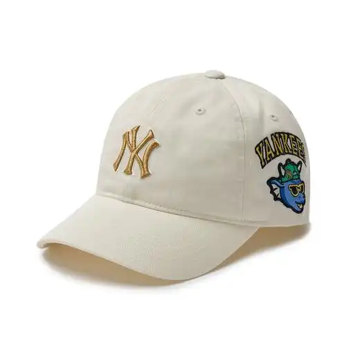 mlb棒球帽儿童24年龙年ny学院风字母刺绣遮阳防晒鸭舌帽7acpdn14n