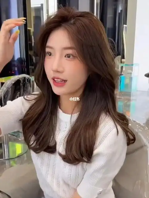 沙发自然卷也可以中长发气垫烫烫型不烫卷