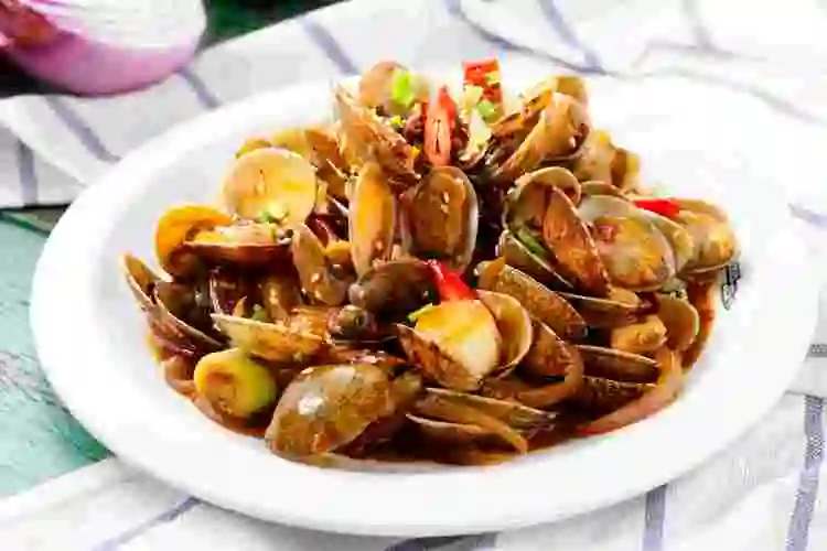 香辣炒花甲-最爱烤海鲜-老街烧烤_老街烧烤官网