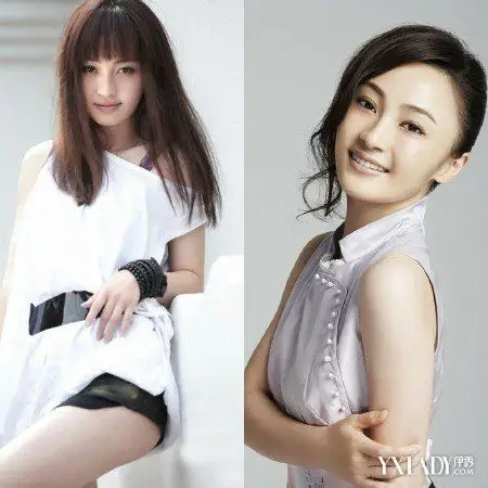 张歆艺和姚笛比照照