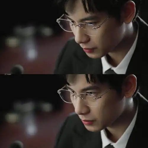 小胡戴金丝眼镜真的还怪帅的  #胡先煦也到了有性张力的年龄