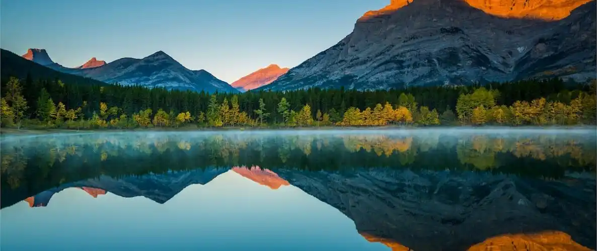 8k电脑平板电视机2560x1080山水 安静平静湖泊森林壁纸 - 自然风光 -