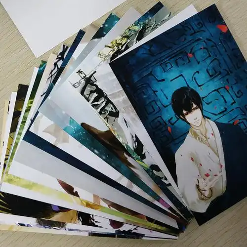 盗墓笔记同人 瓶邪明信片卡片照片张起灵吴邪主题 殊途 现货 a套b套共