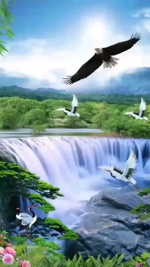 山水画习作#人间仙境美如画%美在山水间