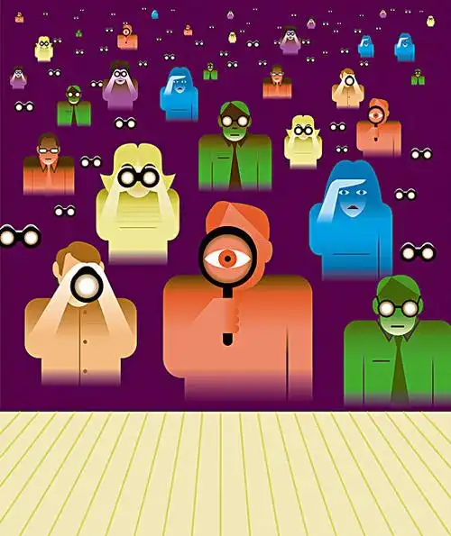 观众,看穿,放大设备,舞台,表演