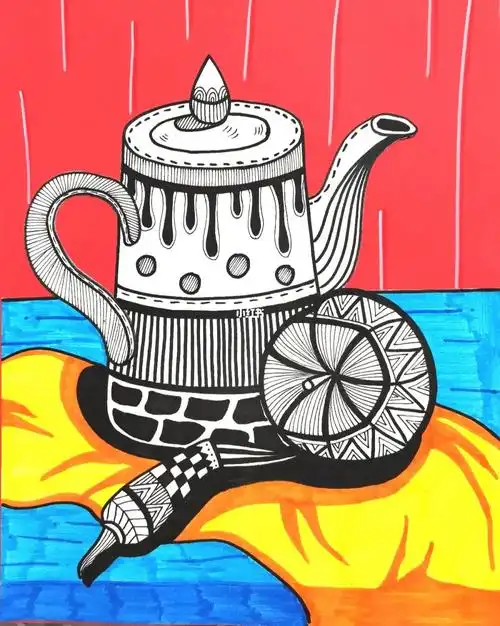 创意美术  #创意儿童画