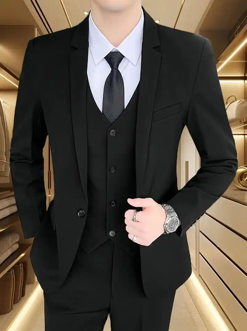 开春穿搭～高级感修身西装