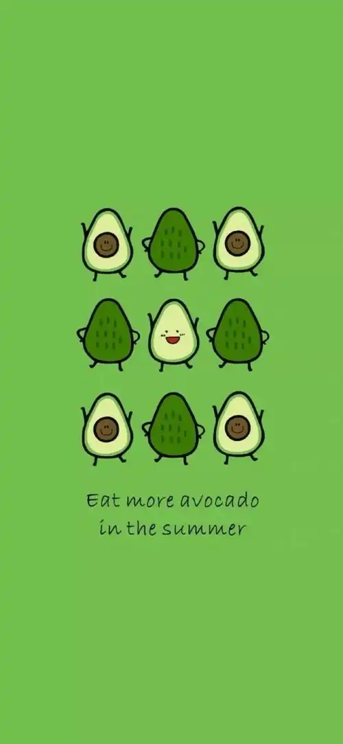 绿色壁纸 牛油果壁纸