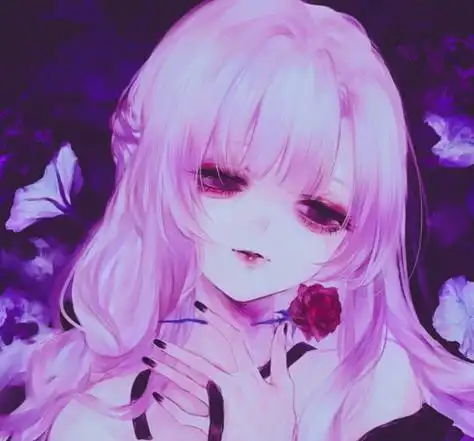 暗黑系女生头像黑暗的画风带着一点小清新小腹黑女生最喜欢啦