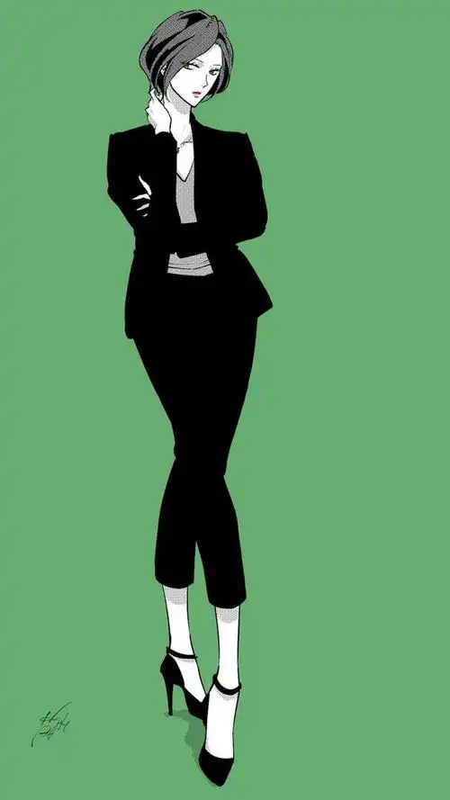 一组女性西装look