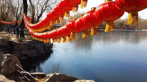 2015羊年春节 圆明园逛庙会