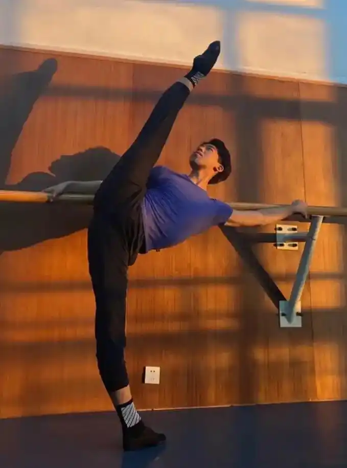 让同学给你送了个花…#山东艺术学院舞蹈学院 #高彦 玫瑰少年 - 抖音