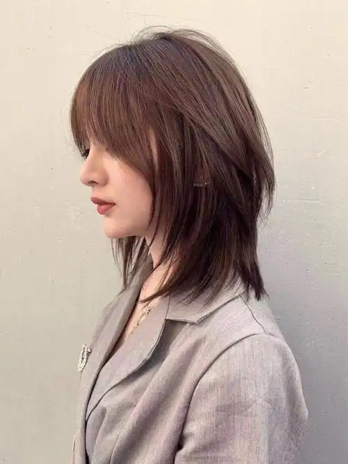 胶州烫发 胶州哪里剪发好 胶州哪里做头发好蓬松,有层次的锁骨短发