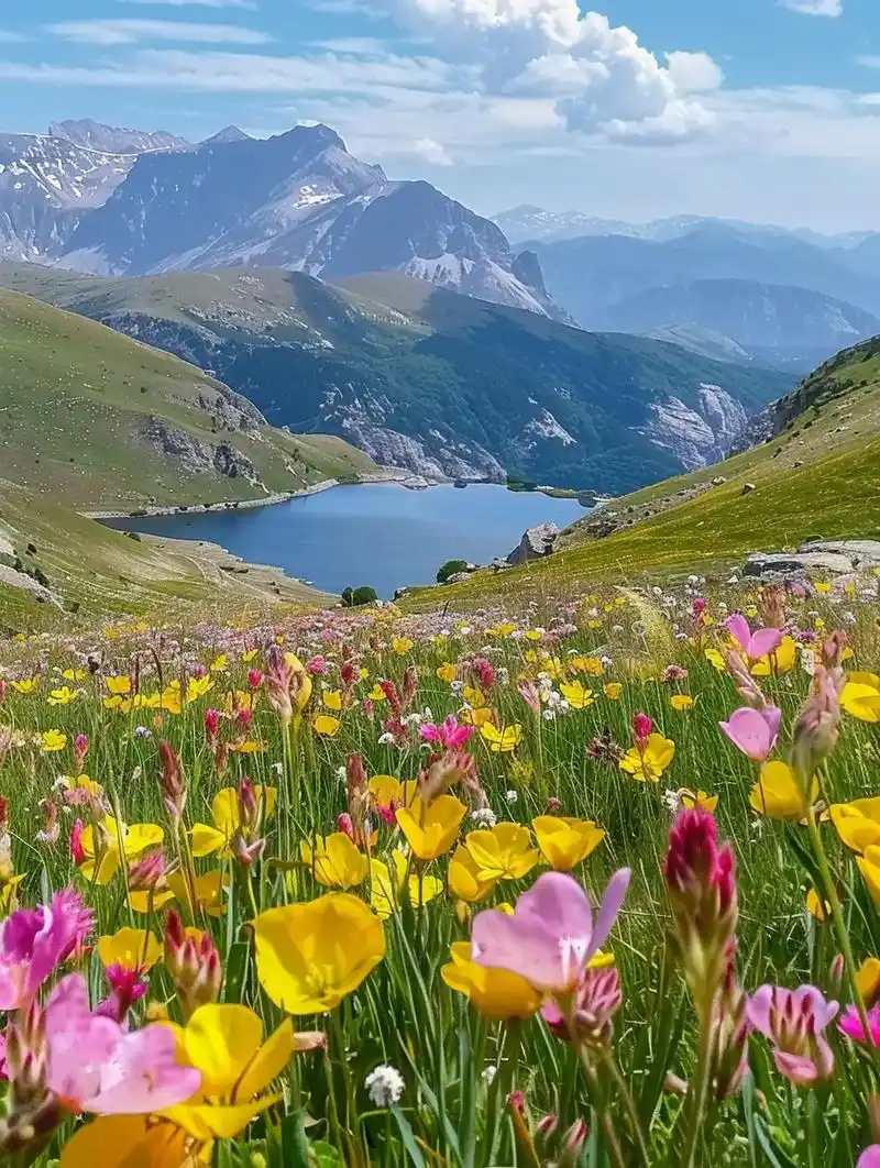 高山草甸,花海湖泊,遍地缤纷,川西的美从不局限于此,一到夏天