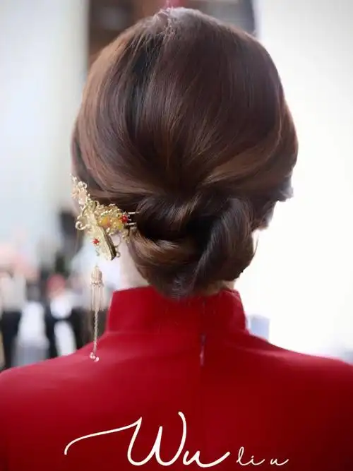旗袍发型分享