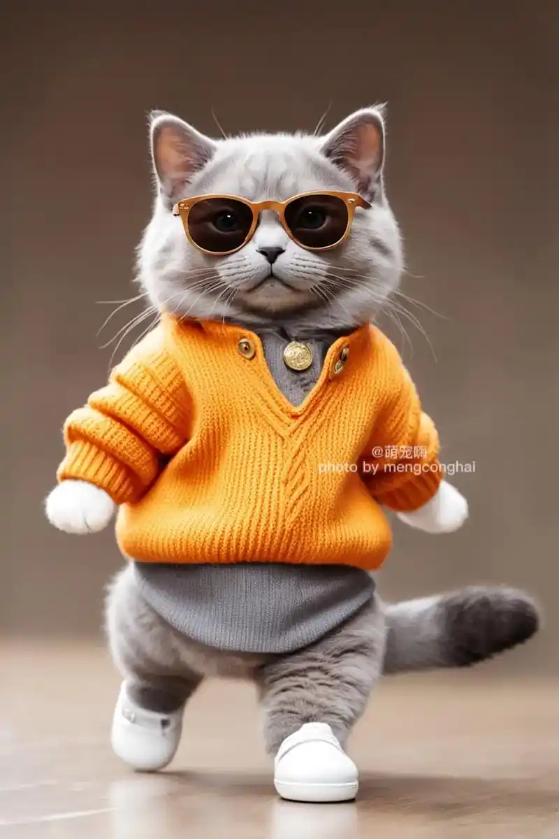 猫咪戴上眼镜是不是又帅又拽#猫咪 #萌宠出道计划 #小猫咪也 - 抖音