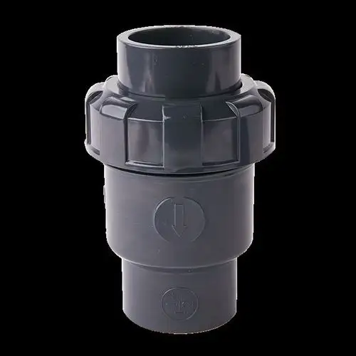 水管upvc球型止回阀单向阀立式逆止中间工业pvc止回阀