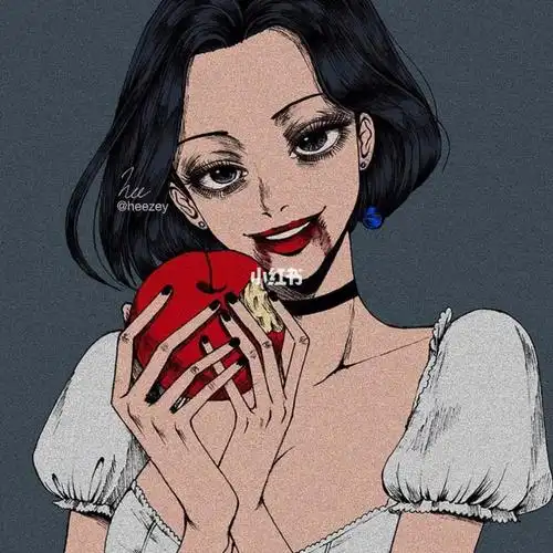 欧美少女风漫画插画头像9792byins上很火的一个小姐姐heezey