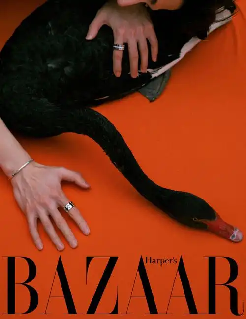 时尚芭莎六月电子刊#穿过身体的河流,静待展翅.明日10点,让蜕变发生.