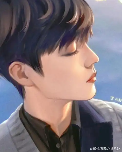 粉丝给肖战画的漫画:喜欢你身上这份侠气