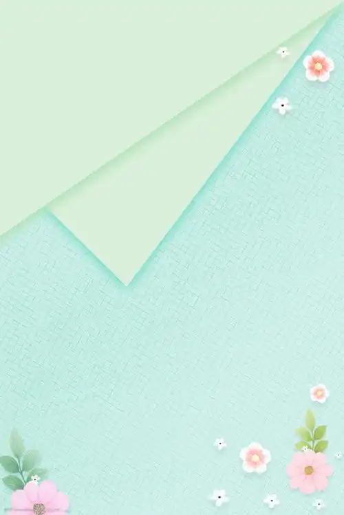 拼色蓝绿色海报背景