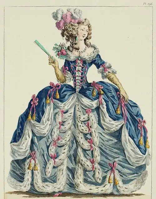 艺术欣赏18世纪的欧洲宫廷服装凸显巴洛克风格