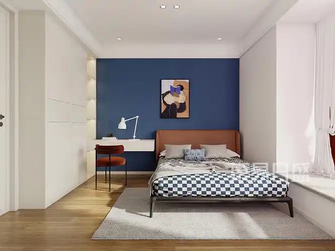 滨海花园125平方三室两厅丨原木风格装修设计案例