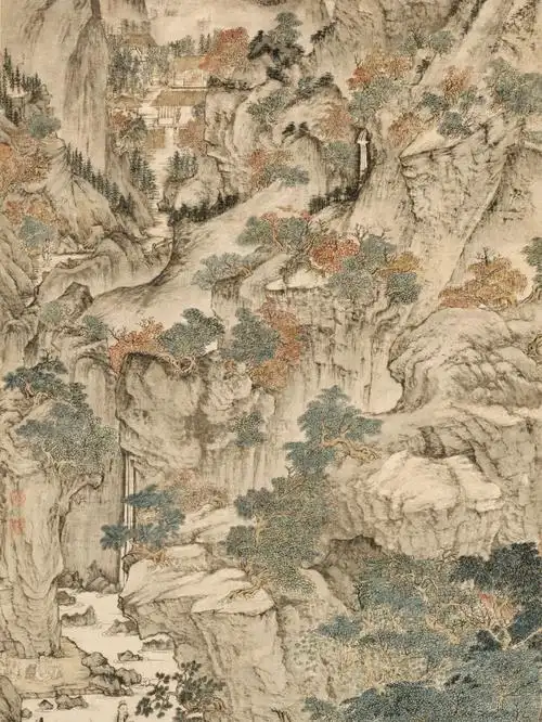 每周一幅书画王蒙葛稚川移居图