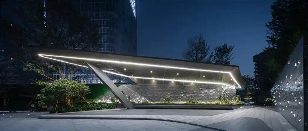 景墙的高光时刻!_景观设计教授-商业新知