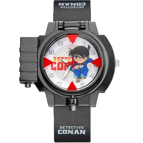 名侦探柯南的可发射麻醉针手表激光追踪眼镜多功能录音领结变声器