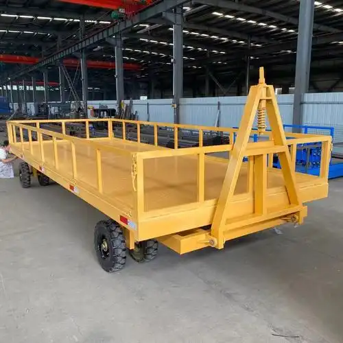 鑫斯特莱stlpb20牵引平板拖车叉车牵引平板拖车大吨位搬运车