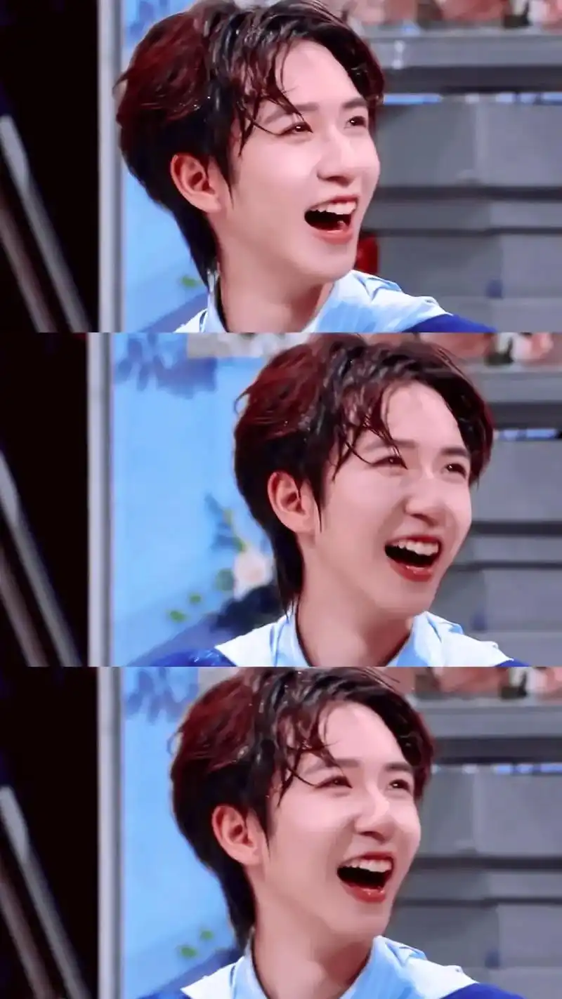 希望你永远开心快乐#贺峻霖#治愈系笑容 - 抖音