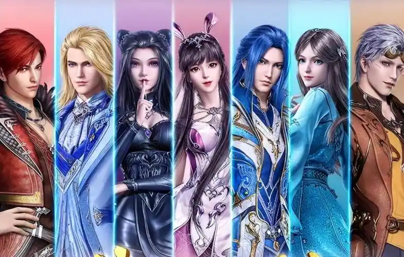 斗罗大陆:七怪全新合照公开,小舞c位出道,荣荣新形象太精致了