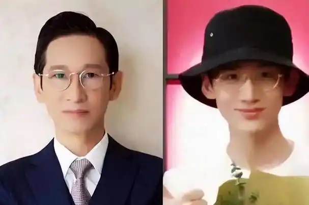 他们惊讶地发现,与老戏骨王劲松"撞脸"的这个人简直就像是他的"父子"