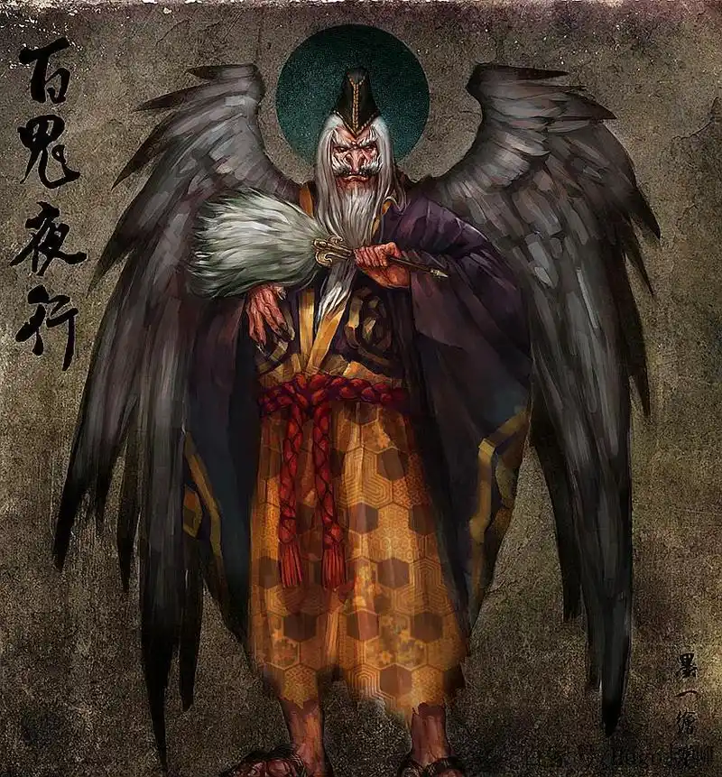 《阴阳师》里极其自我的大天狗,在日本是妖怪与人文的象征
