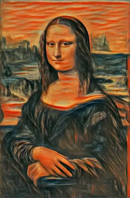 今天法国卢浮宫博物馆:一名男仕双腿跪地推着轮椅上的老婆参观了《蒙