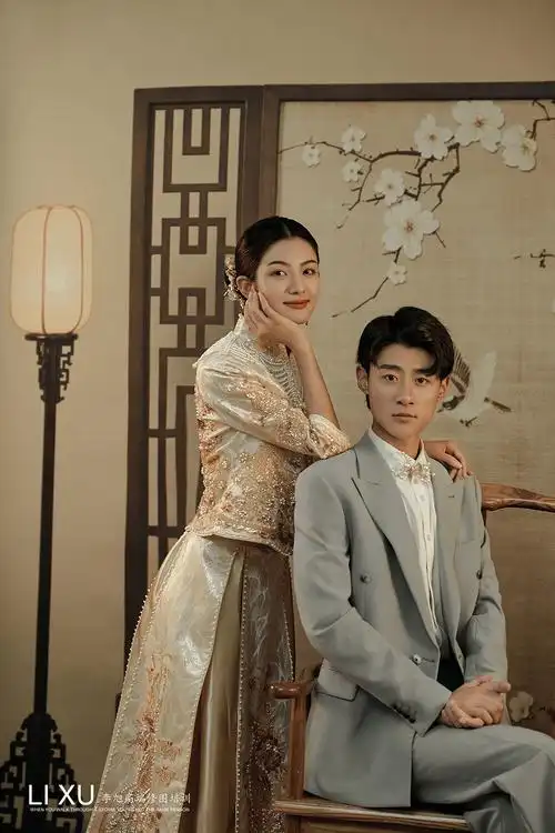 样片修图师李旭的婚纱摄影作品《内景古装1》