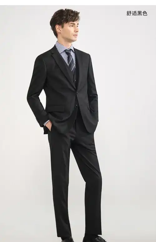 品牌男西装套装正装藏青英伦修身西服外套春夏休闲商务职业装男装上衣