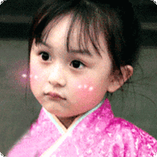 可爱小女孩刘楚恬的表情包