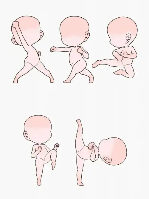 q版人物动态练习